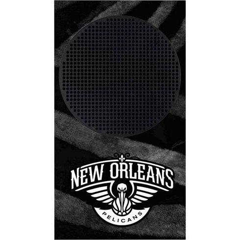 NBA New Orleans Pelicans Black Animal Print Xbox Series S Console Skin